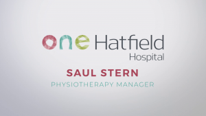 Saul Stern, Physiotherapy Manager